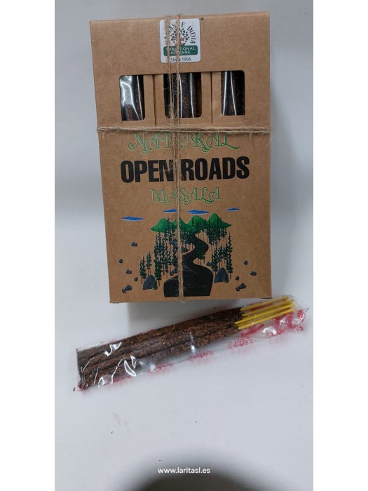 Incienso Orkay Namaste Natural Open Roads (abrecaminos)  (12x33gr)